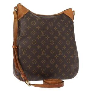 Authentic LOUIS VUITTON Monogram Odeon MM Shoulder Bag M56389 LV